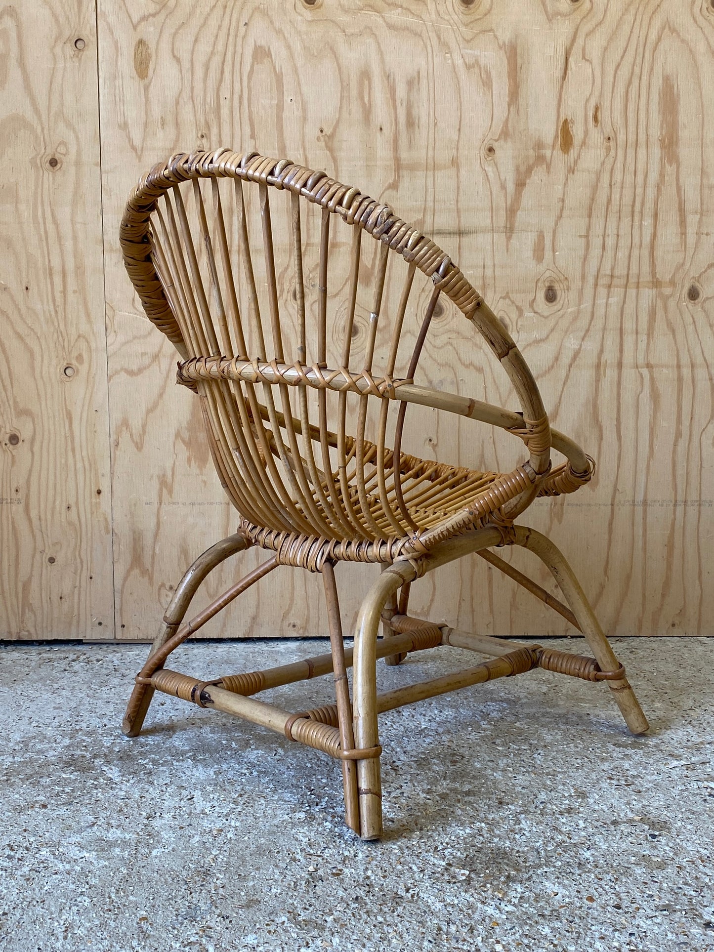 Vintage Bamboo Chair