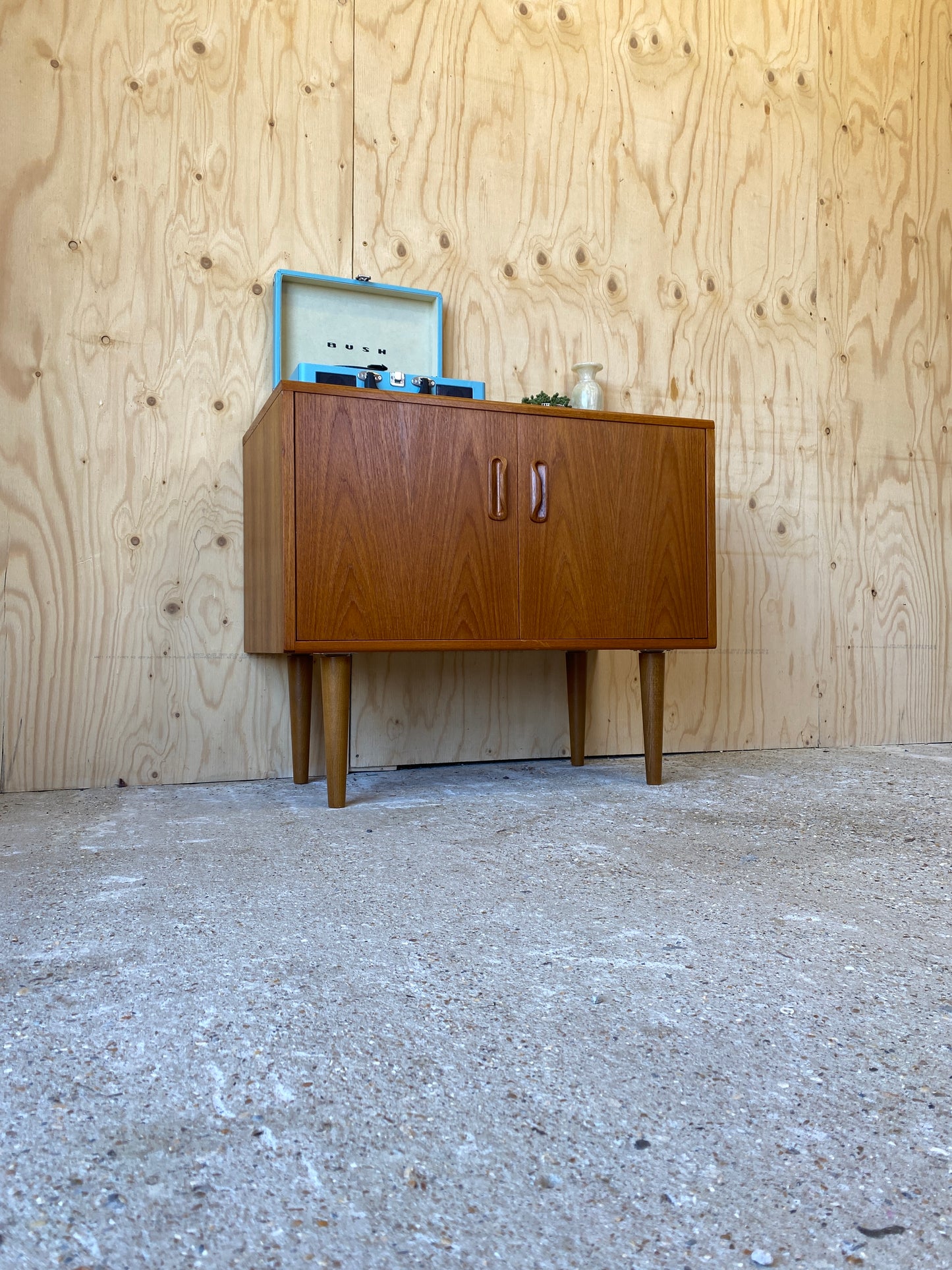 Vintage Retro GPlan Fresco Sideboard on Wooden Tapered Legs