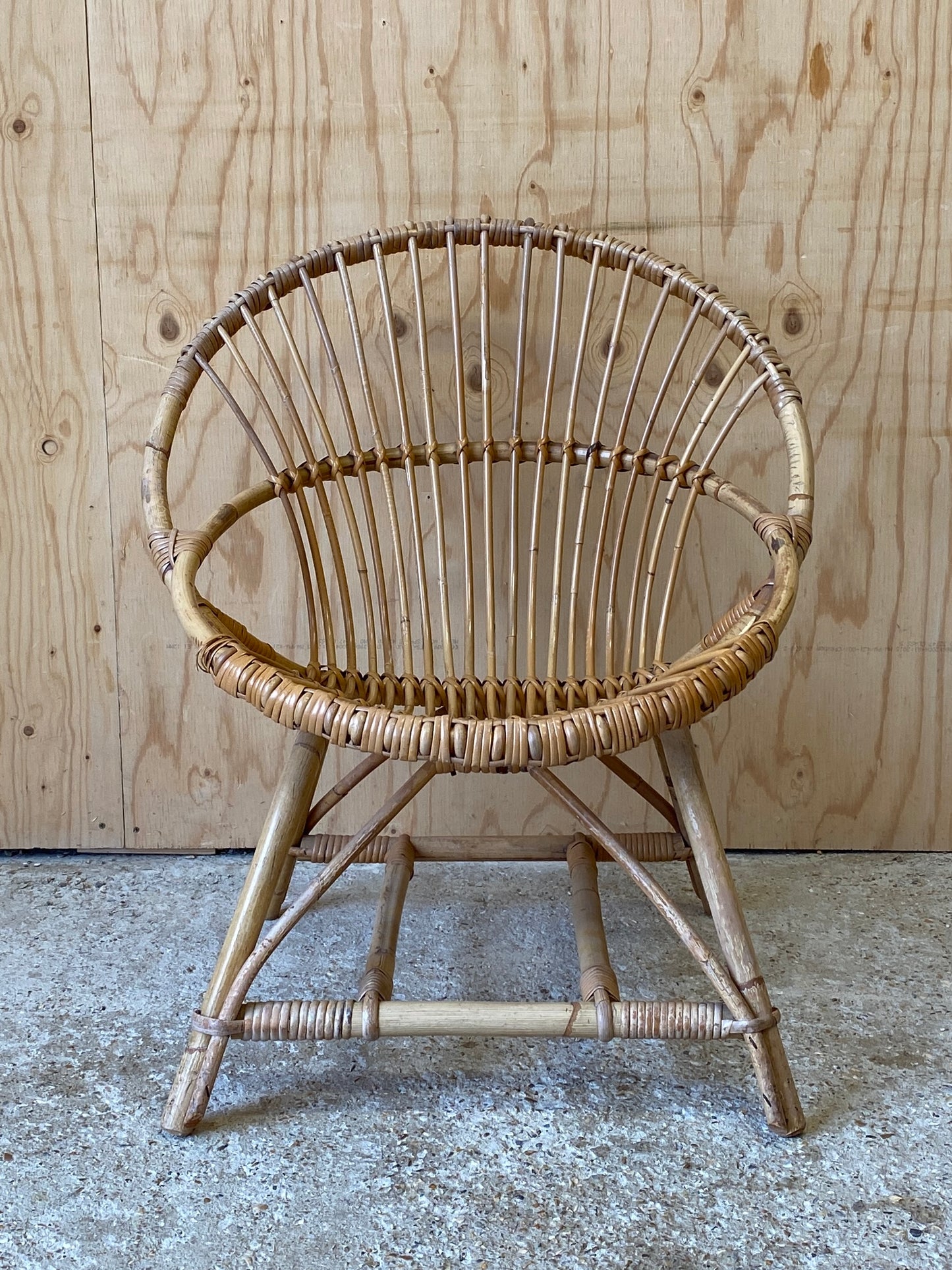Vintage Bamboo Chair