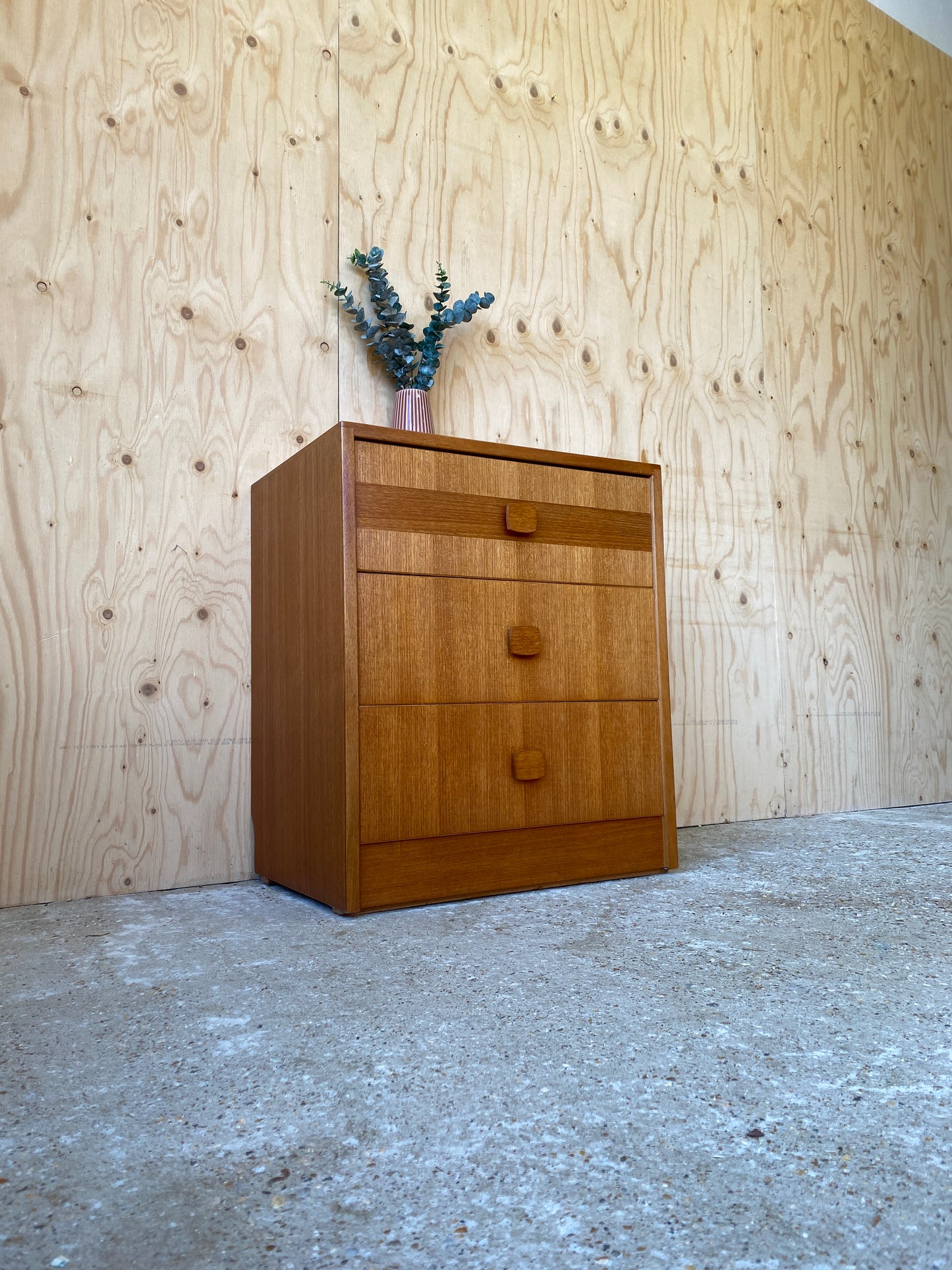 Retro Vintage Chest of Drawers by British makers Gibb