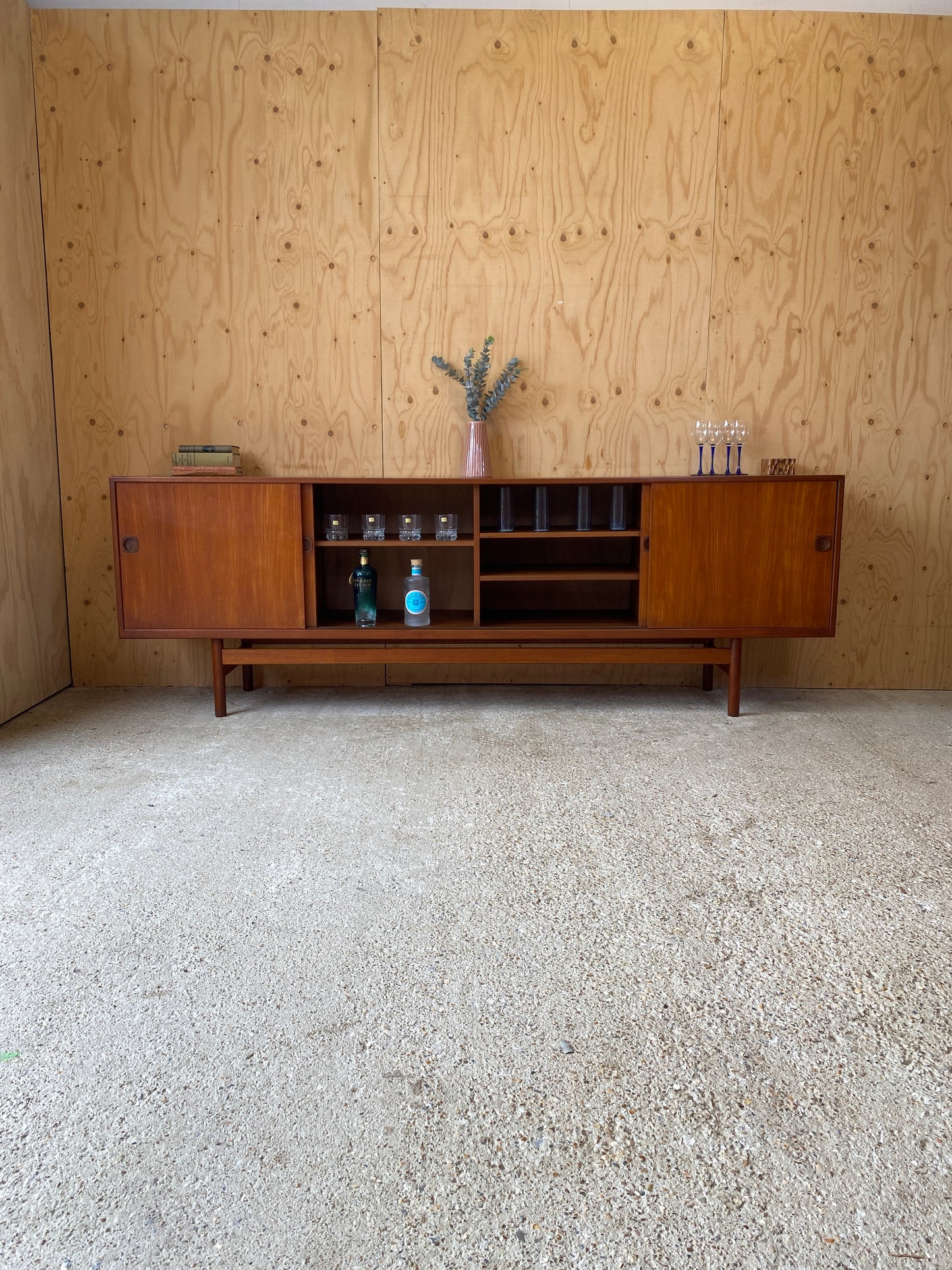 Vintage Danish Style Sideboard