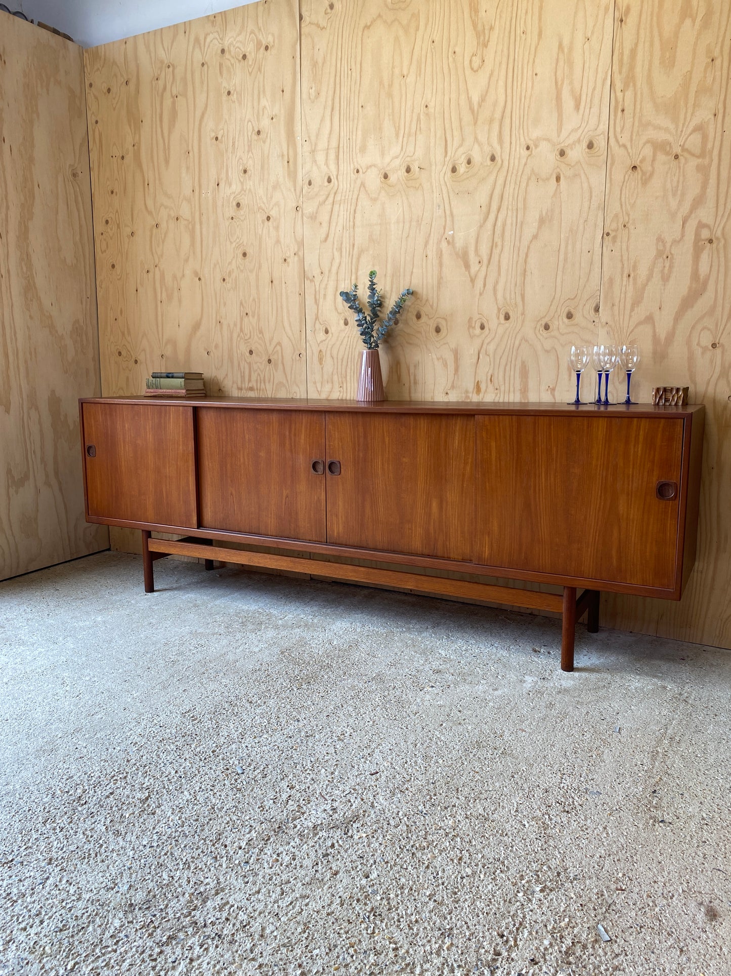 Vintage Danish Style Sideboard