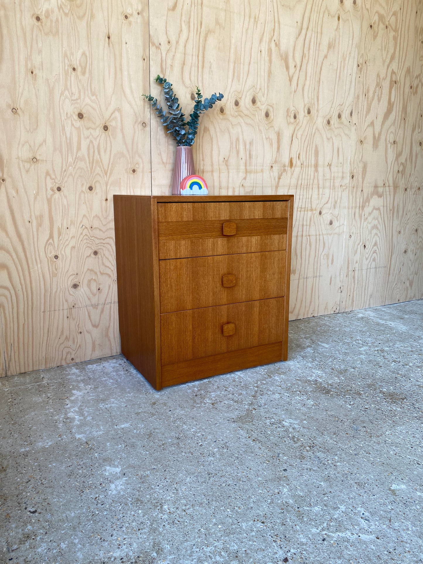 Retro Vintage Chest of Drawers by British makers Gibb