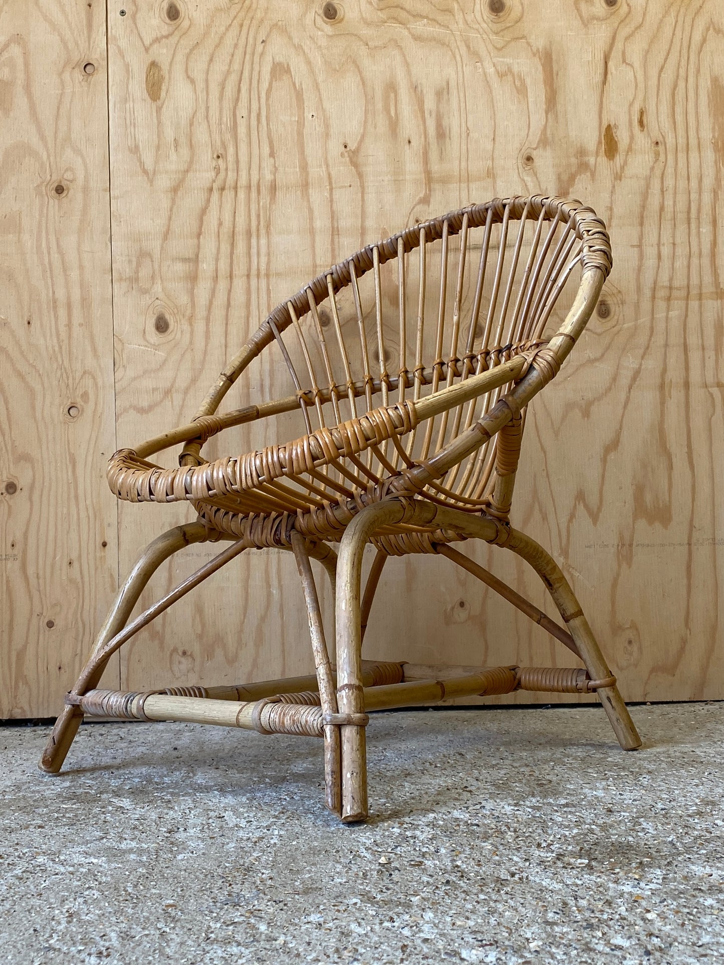 Vintage Bamboo Chair