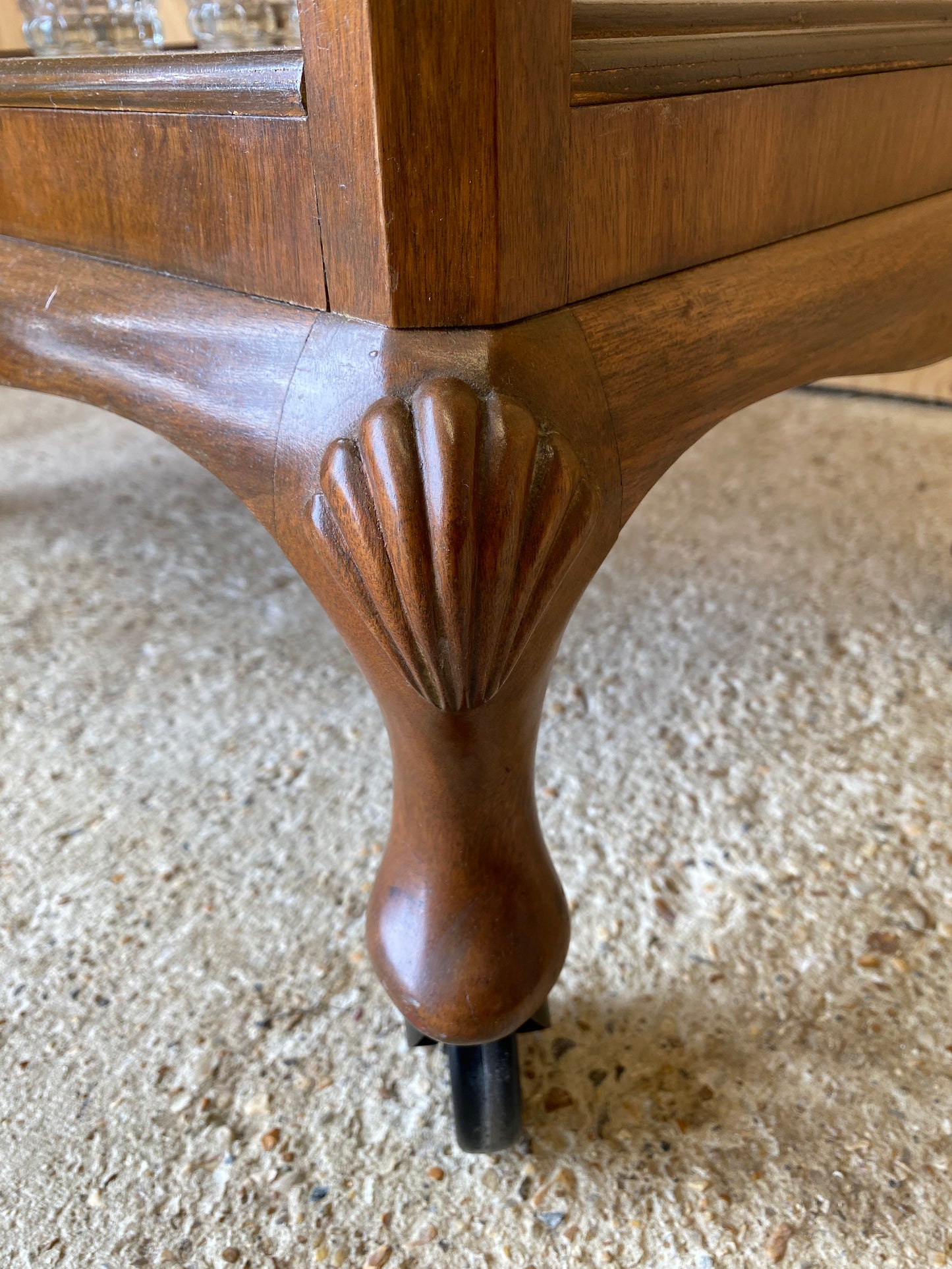 Walnut Drinks Trolley