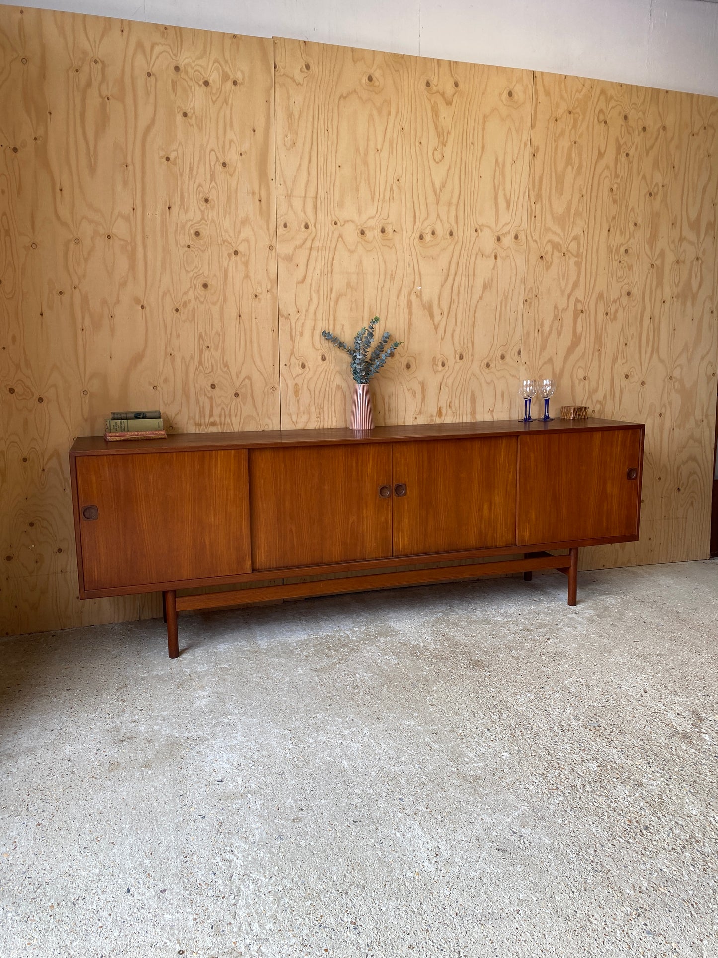 Vintage Danish Style Sideboard