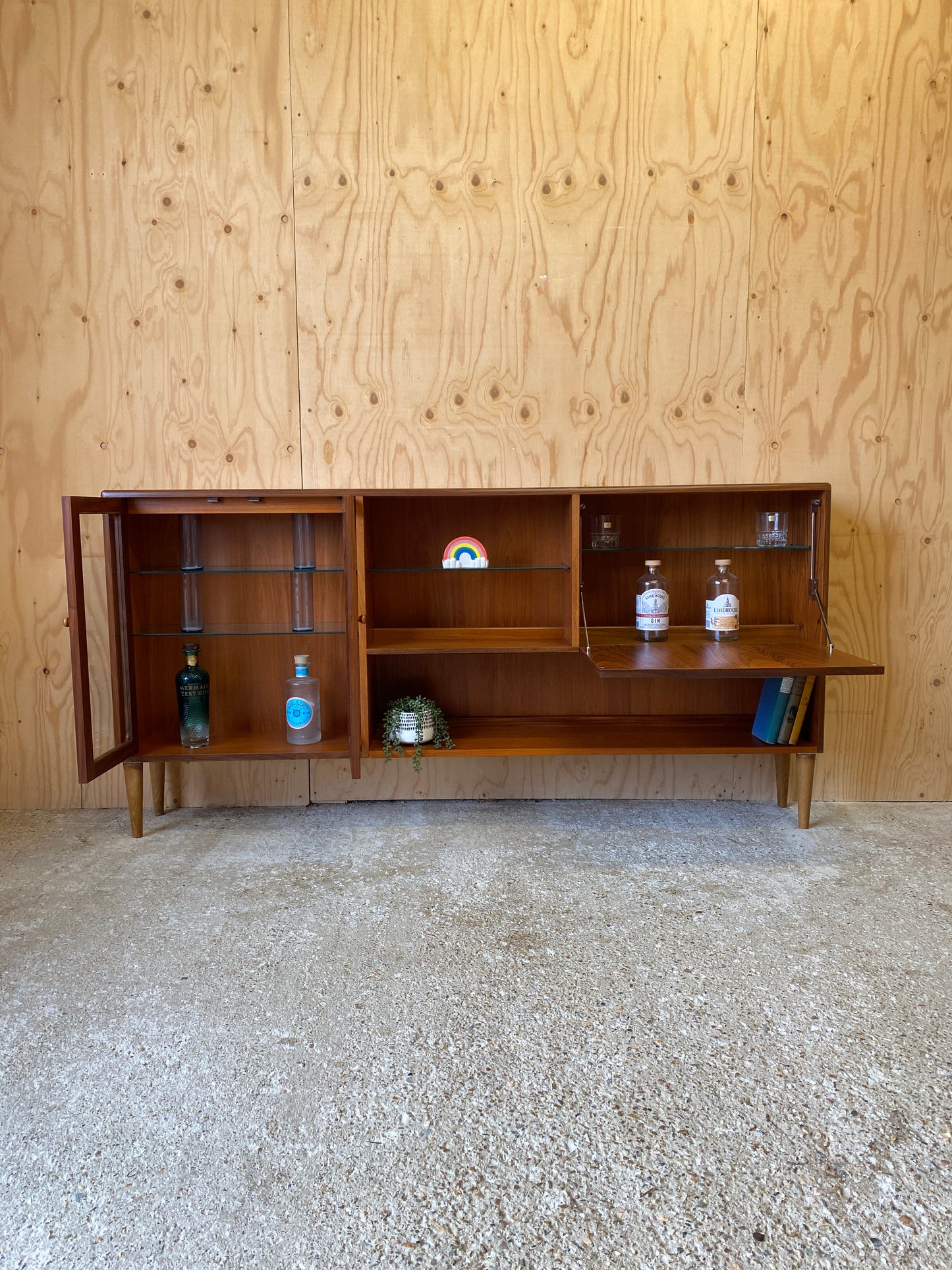 Vintage GPlan Hex Drinks Cabinet
