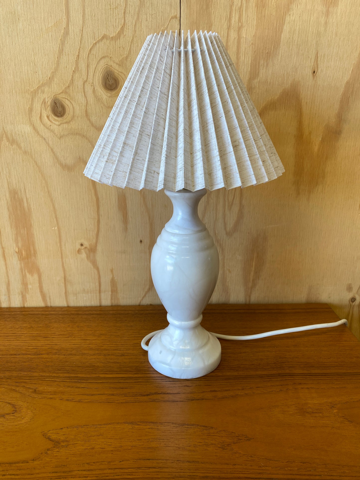 White Marble Lamp