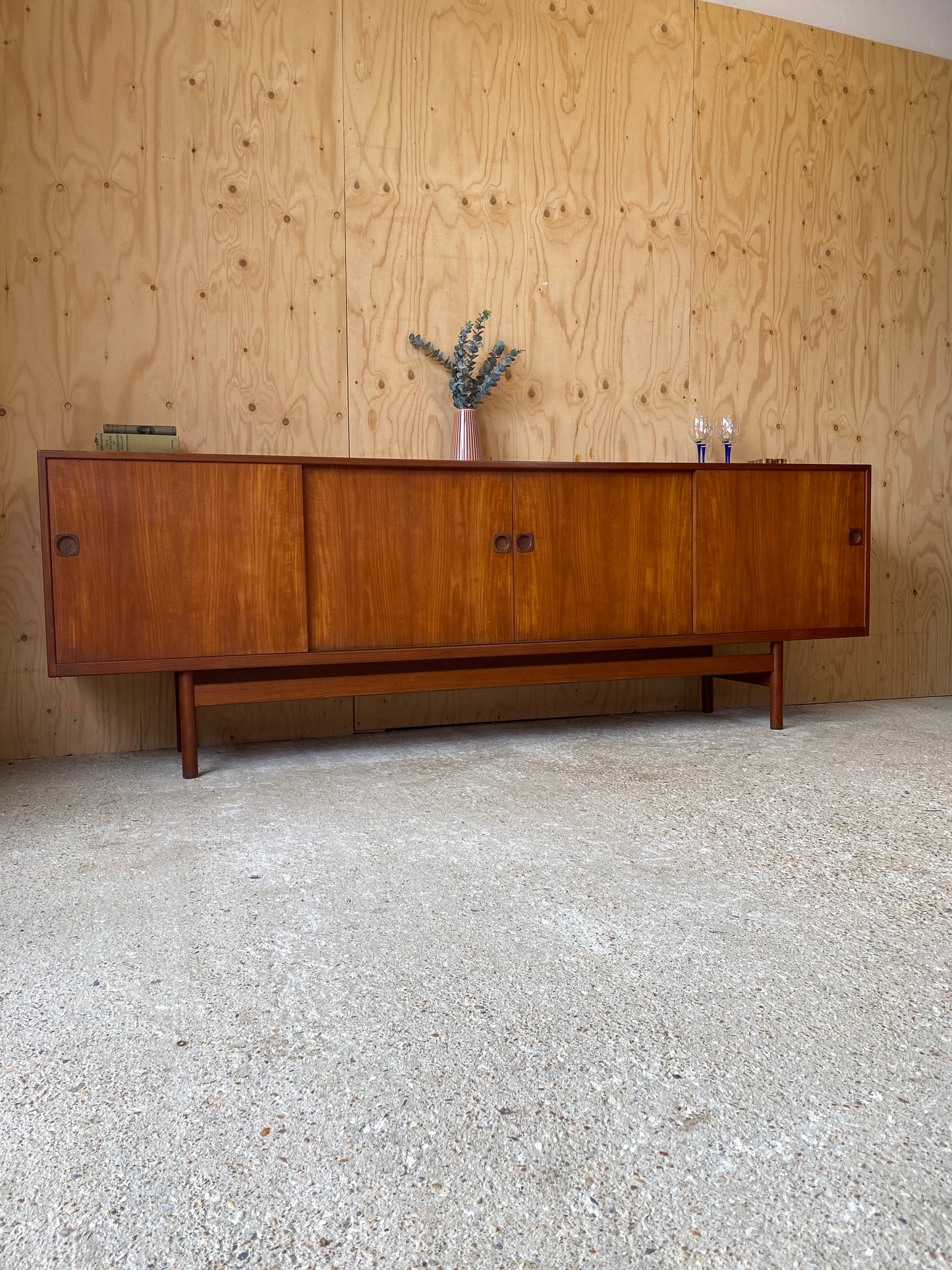 Vintage Danish Style Sideboard
