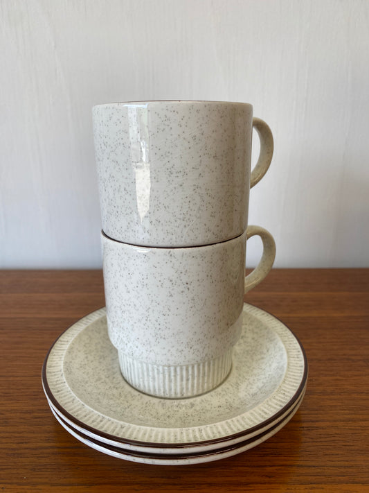 Poole Pottery Parkstone Cups & Saucers