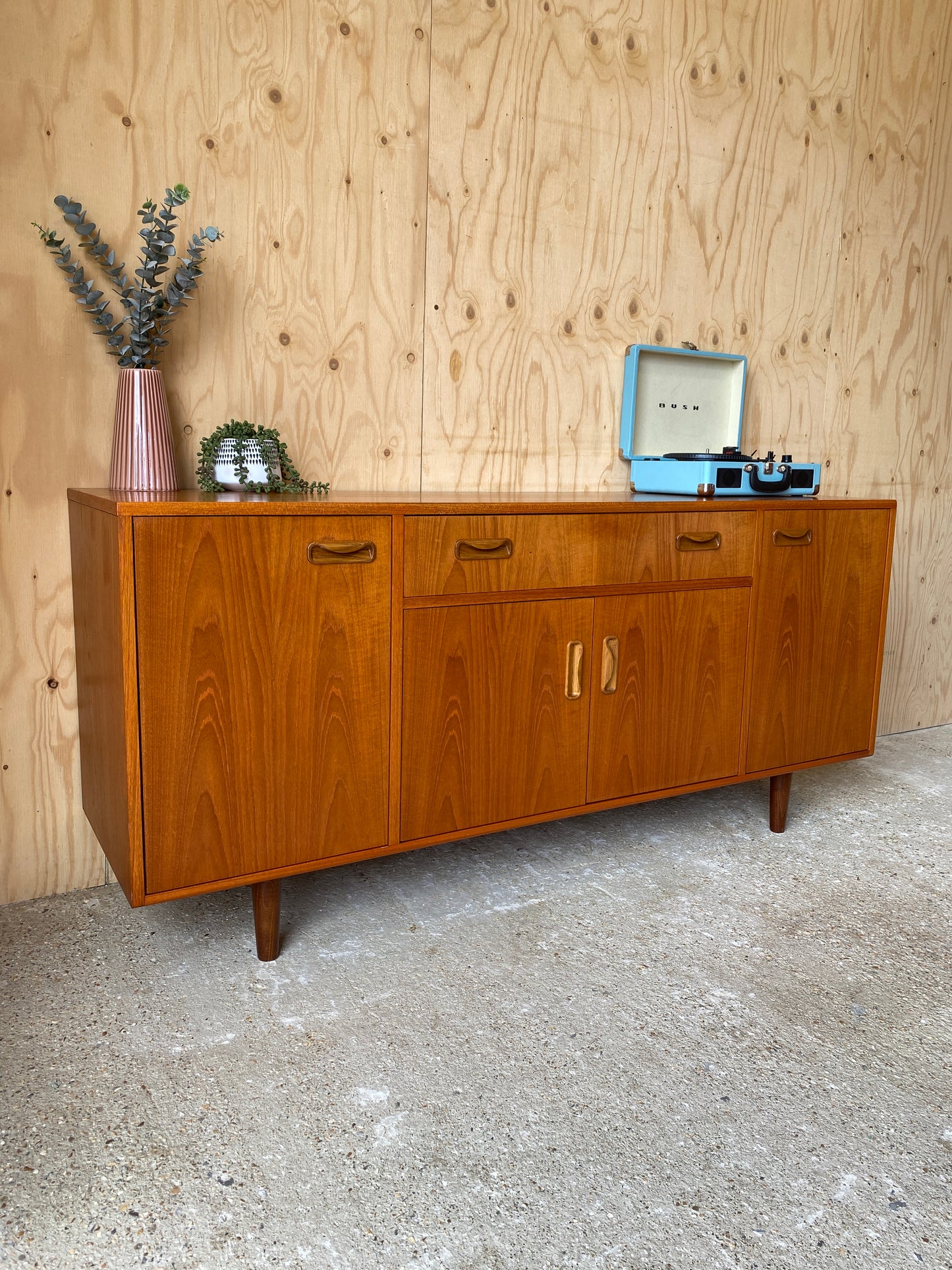 GPlan Fresco Sideboard on Wooden Tapered Legs