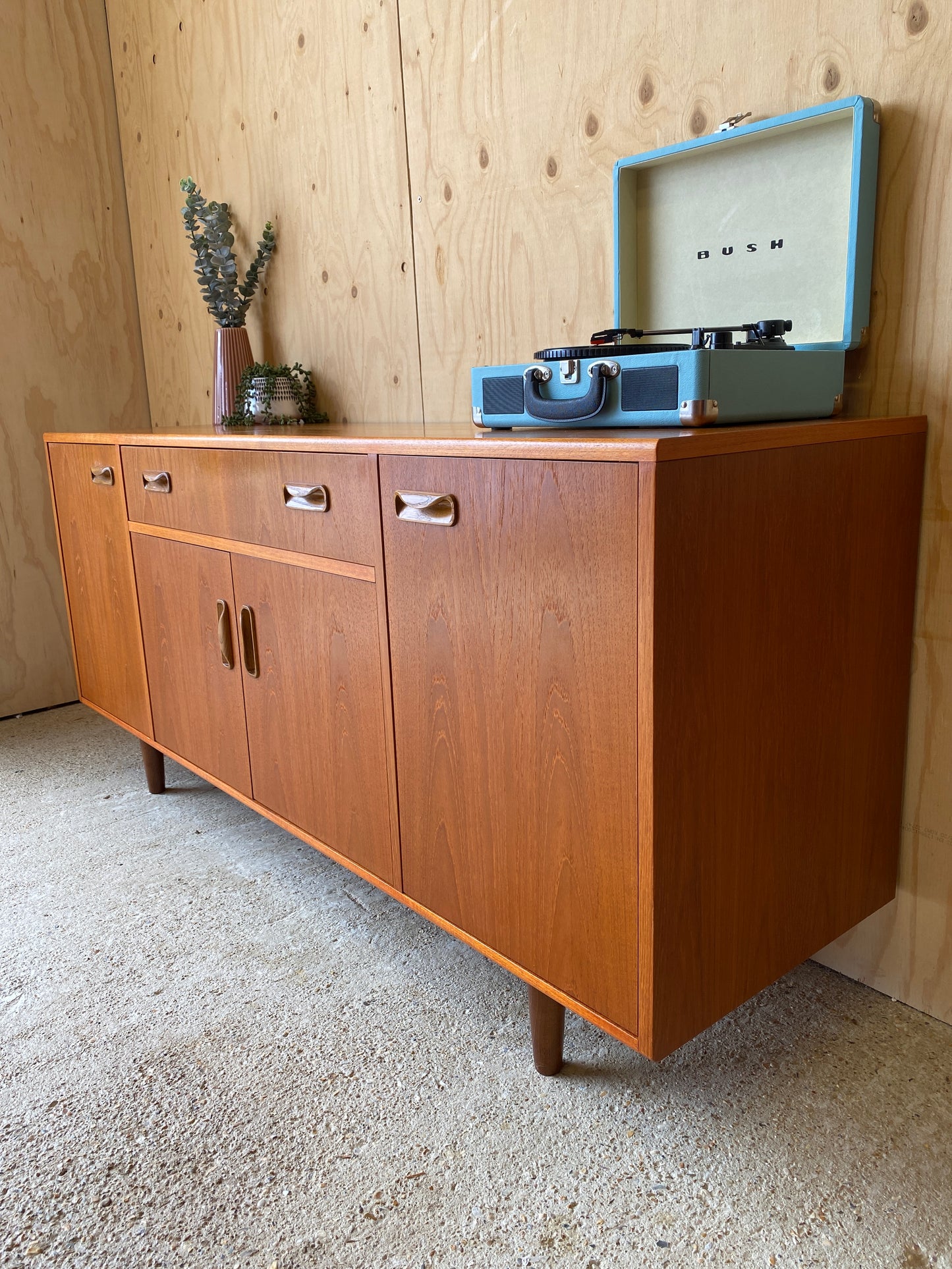 GPlan Fresco Sideboard on Wooden Tapered Legs
