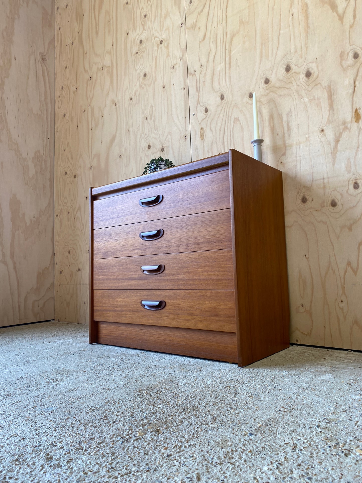 Vintage Chest of Drawers by British makers William Lawrence of Nottingham