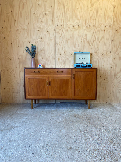 Retro Vintage Mid Century GPlan Fresco Sideboard on Wooden Tapered Legs