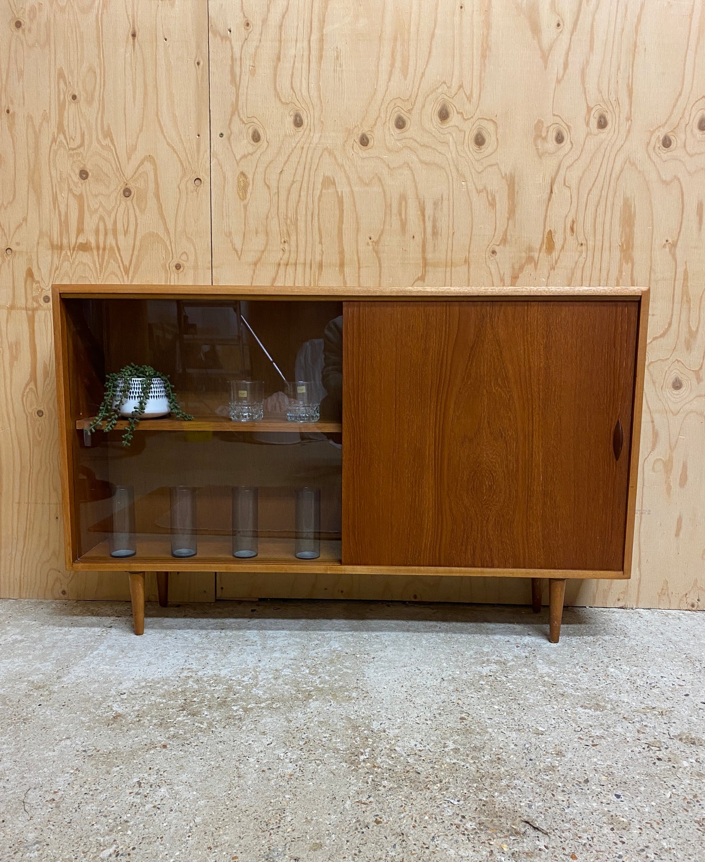 Vintage Glazed Sideboard by Herbert E Gibbs