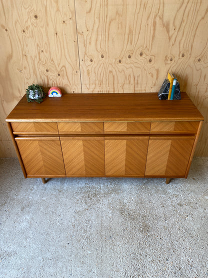 Vintage GPlan Chevron Sideboard