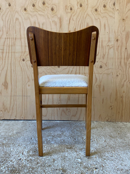 Four Bouclé Dining Chairs