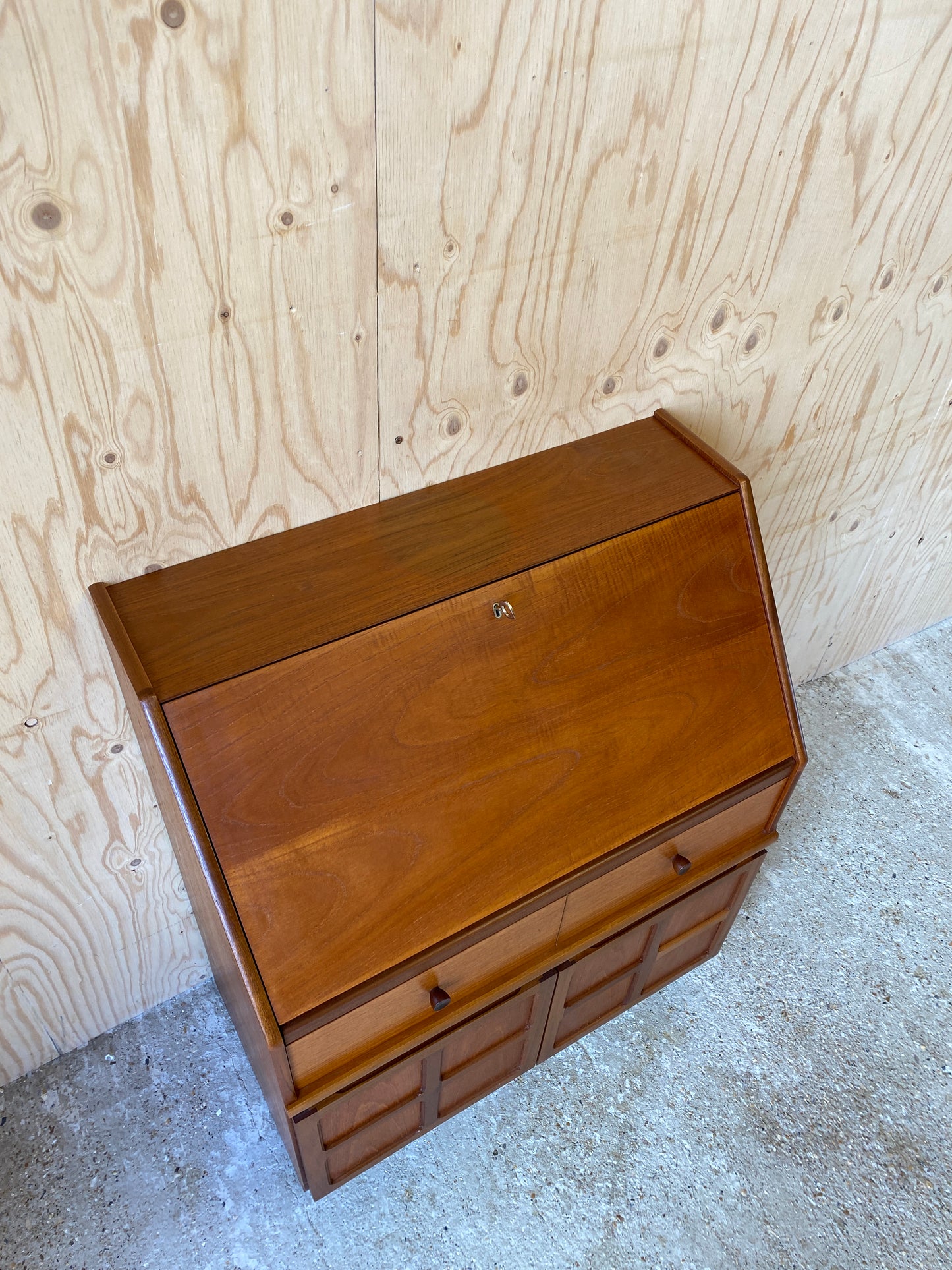 Retro Vintage Mid Century Bureau by British makers Nathan