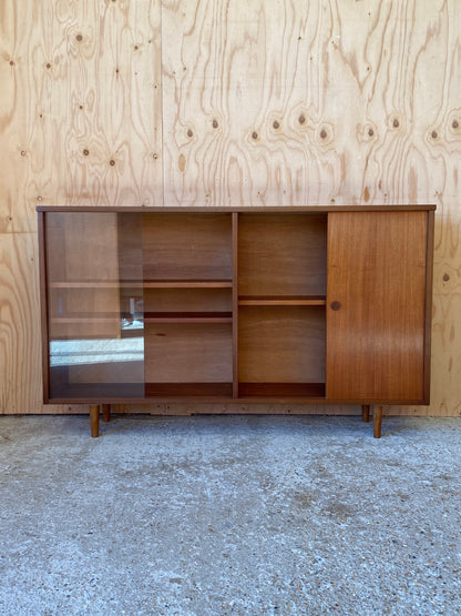 Wooden & Glass Door Cabinet
