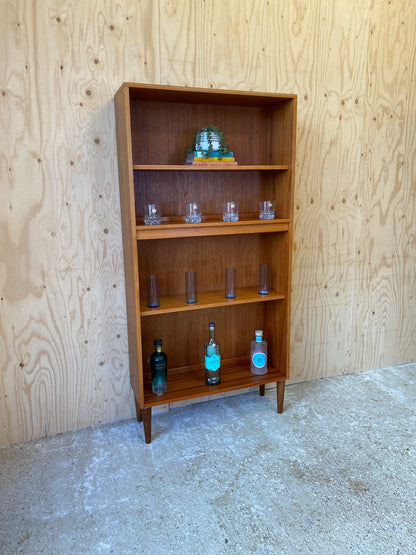 Mid Century Vintage Bookcase by British makers GPlan on Wooden Tapered Legs