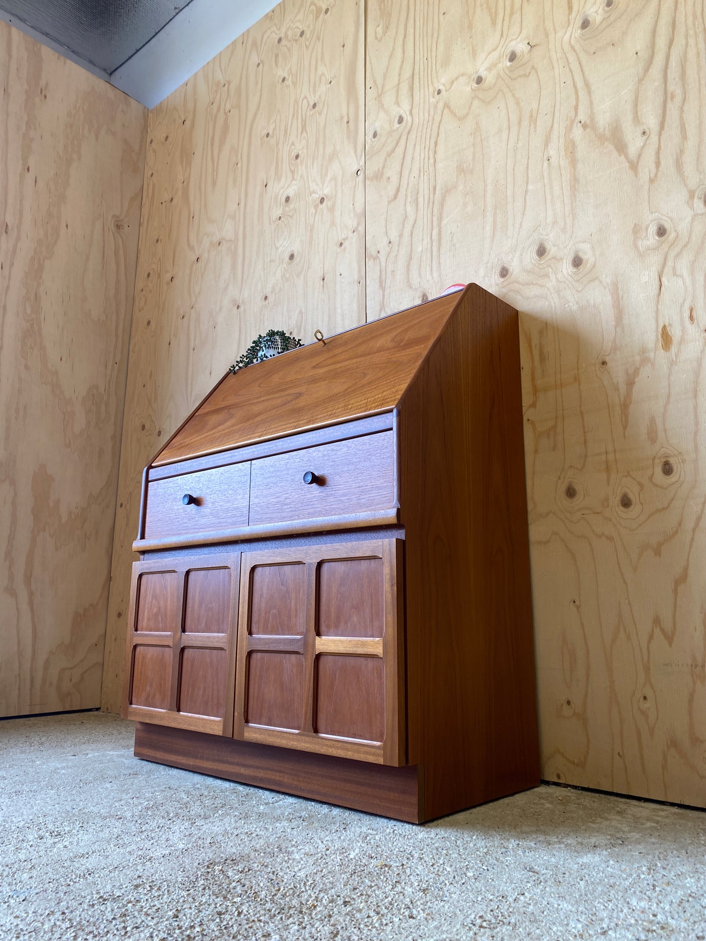 Retro Vintage Mid Century Bureau by British makers Nathan