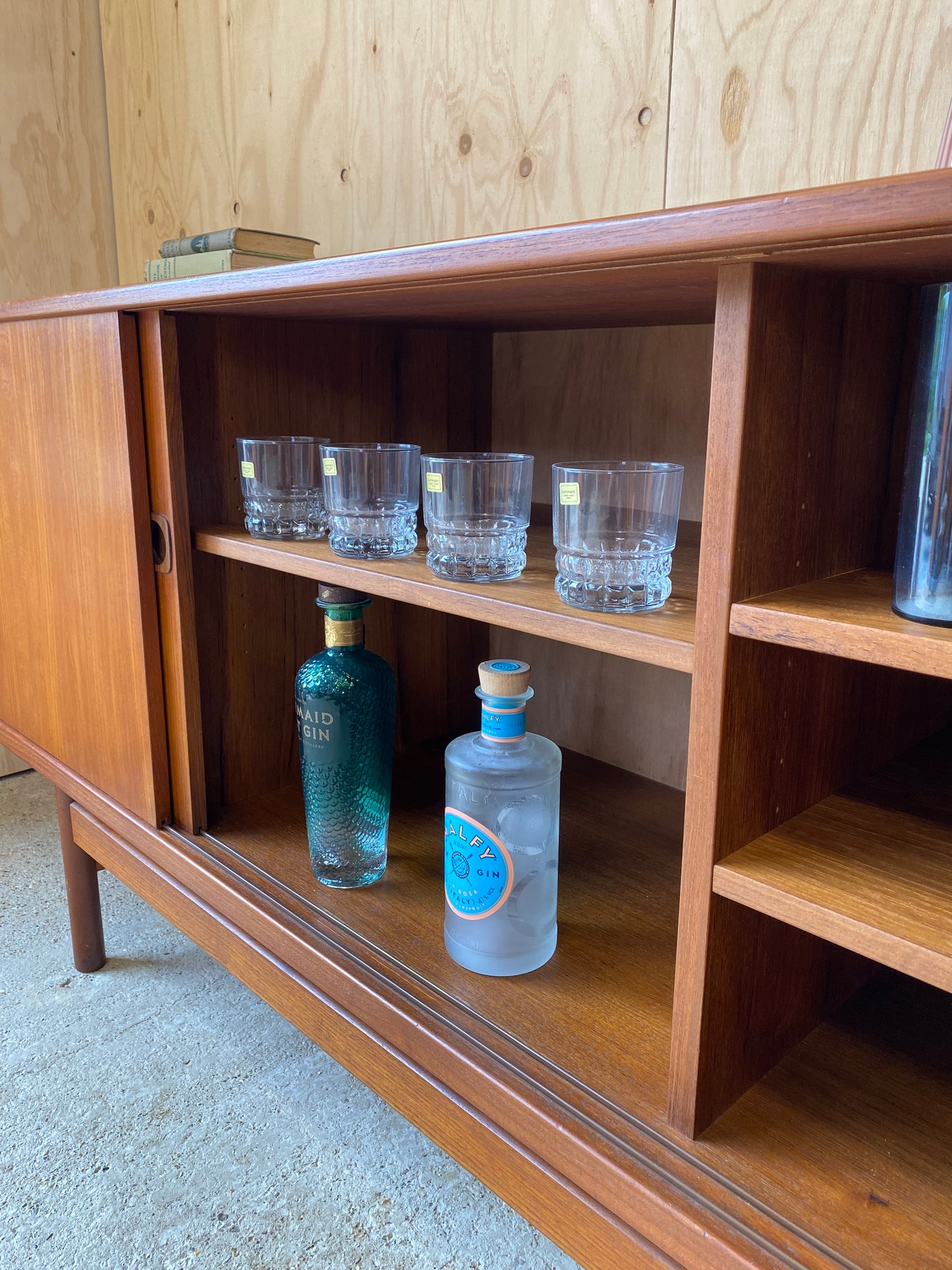 Vintage Danish Style Sideboard