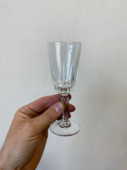 Set of 6 Luminarc Cut Glass Glasses x 4