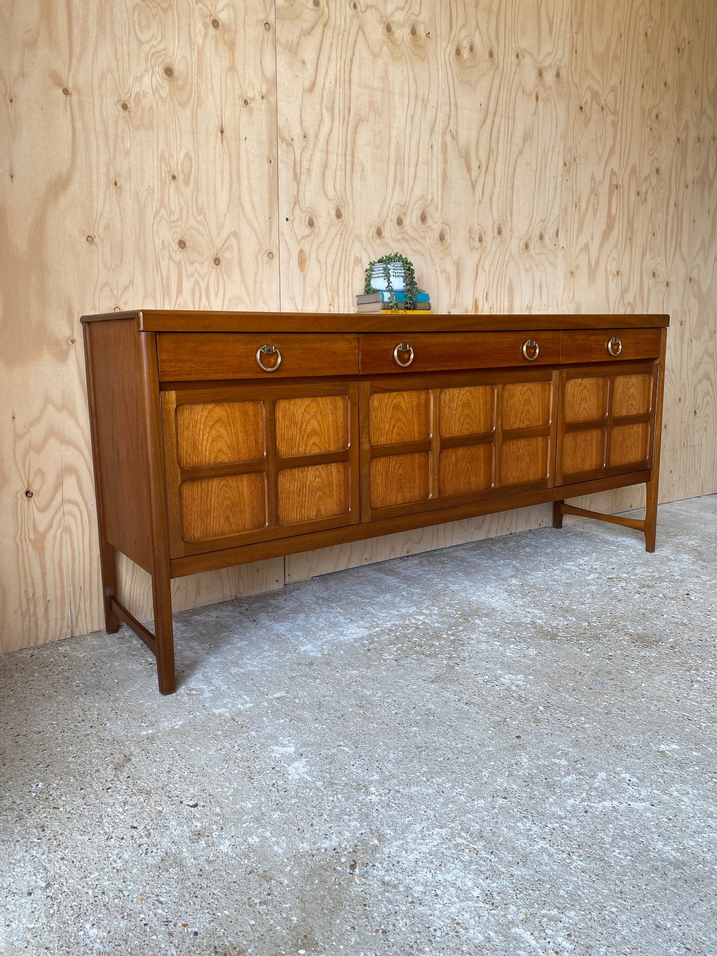 Mid Century Nathan Squares Sideboard