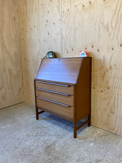 Mid Century Vintage Danish Style Bureau