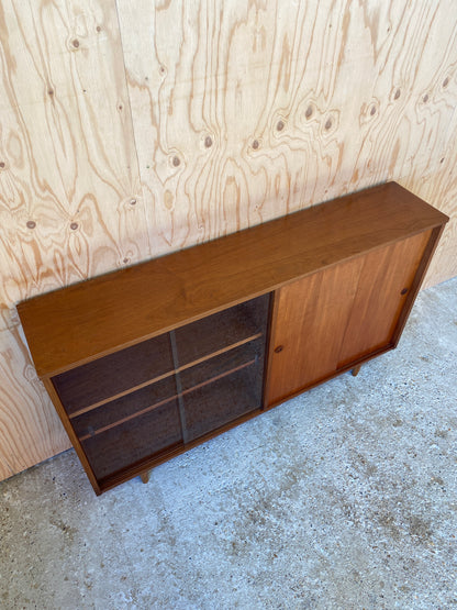 Wooden & Glass Door Cabinet
