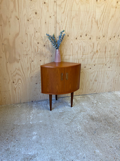 Retro GPlan Fresco Corner Cabinet on Wooden Tapered Legs