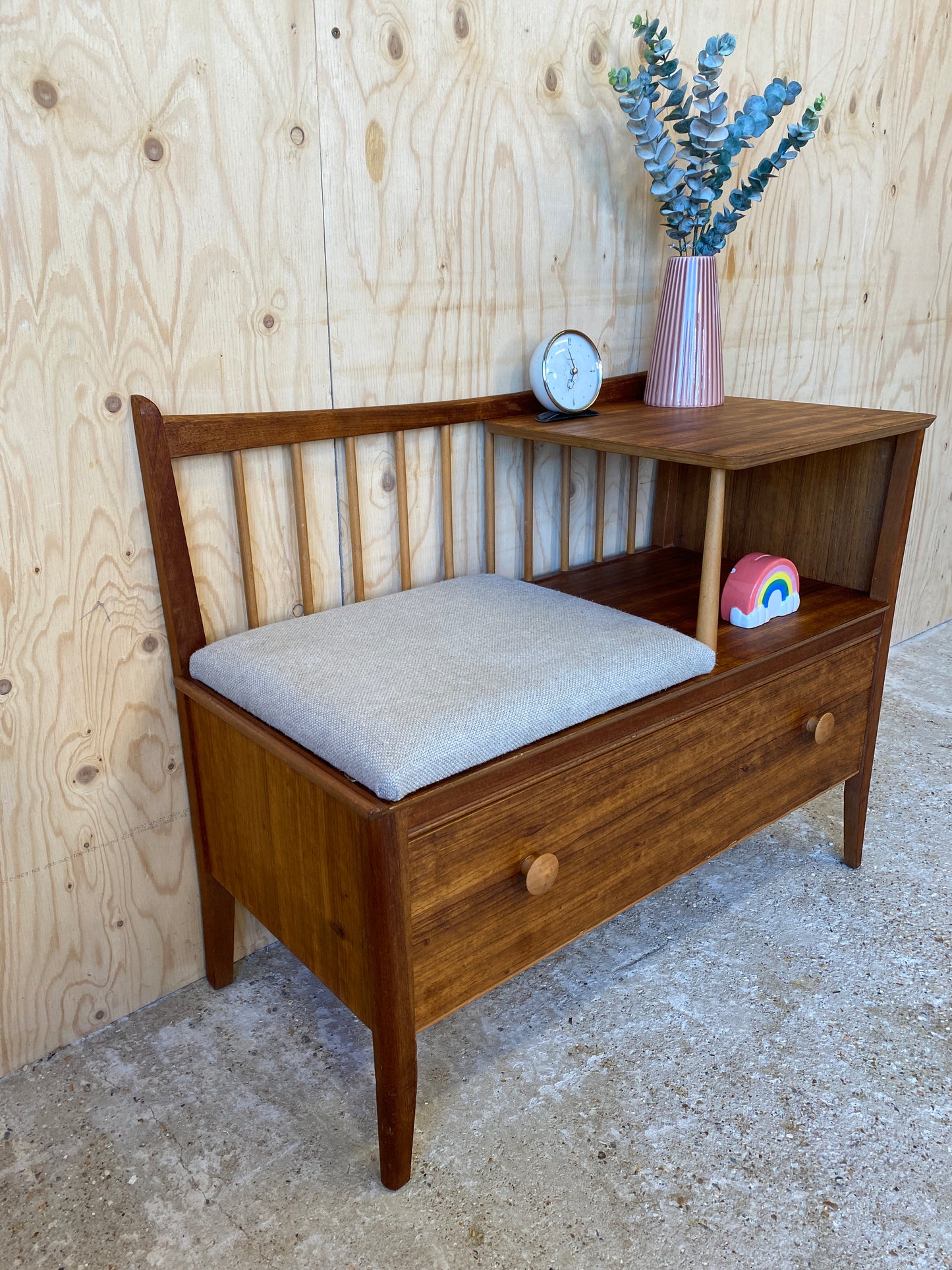 Retro Vintage Telephone Seat by British makers Chippy Heath