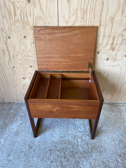 Vintage Mid Century Sewing Box