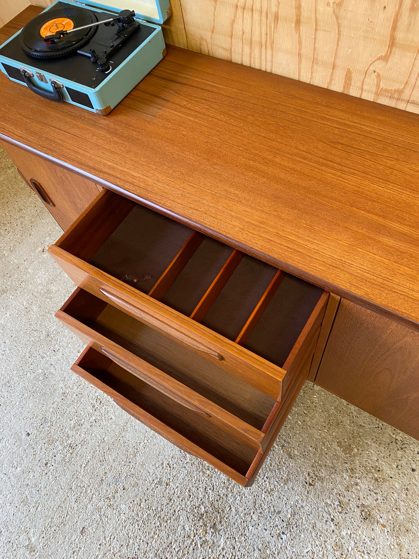 Vintage GPlan Hex Sideboard