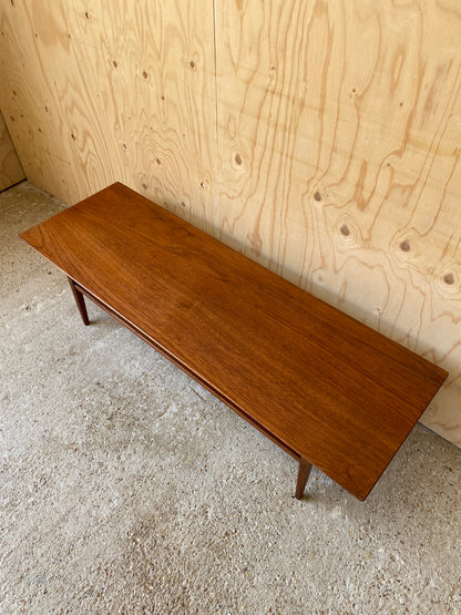 Mid Century Retro Two Tier Teak Coffee Table