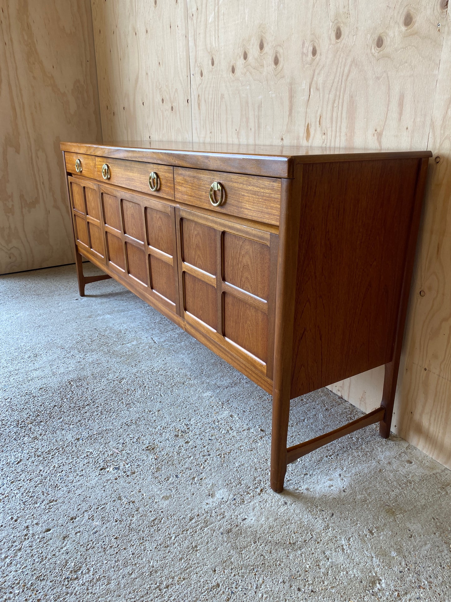 Mid Century Nathan Squares Sideboard