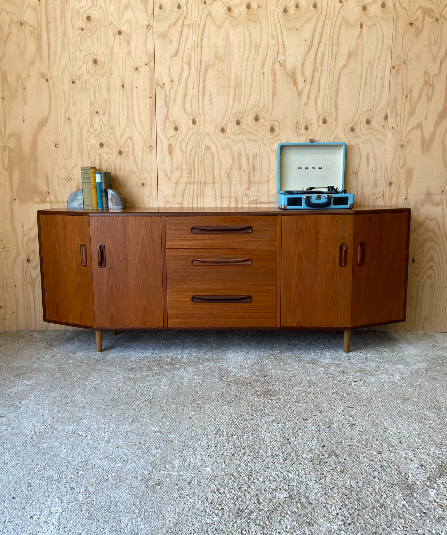 Vintage GPlan Hex Sideboard