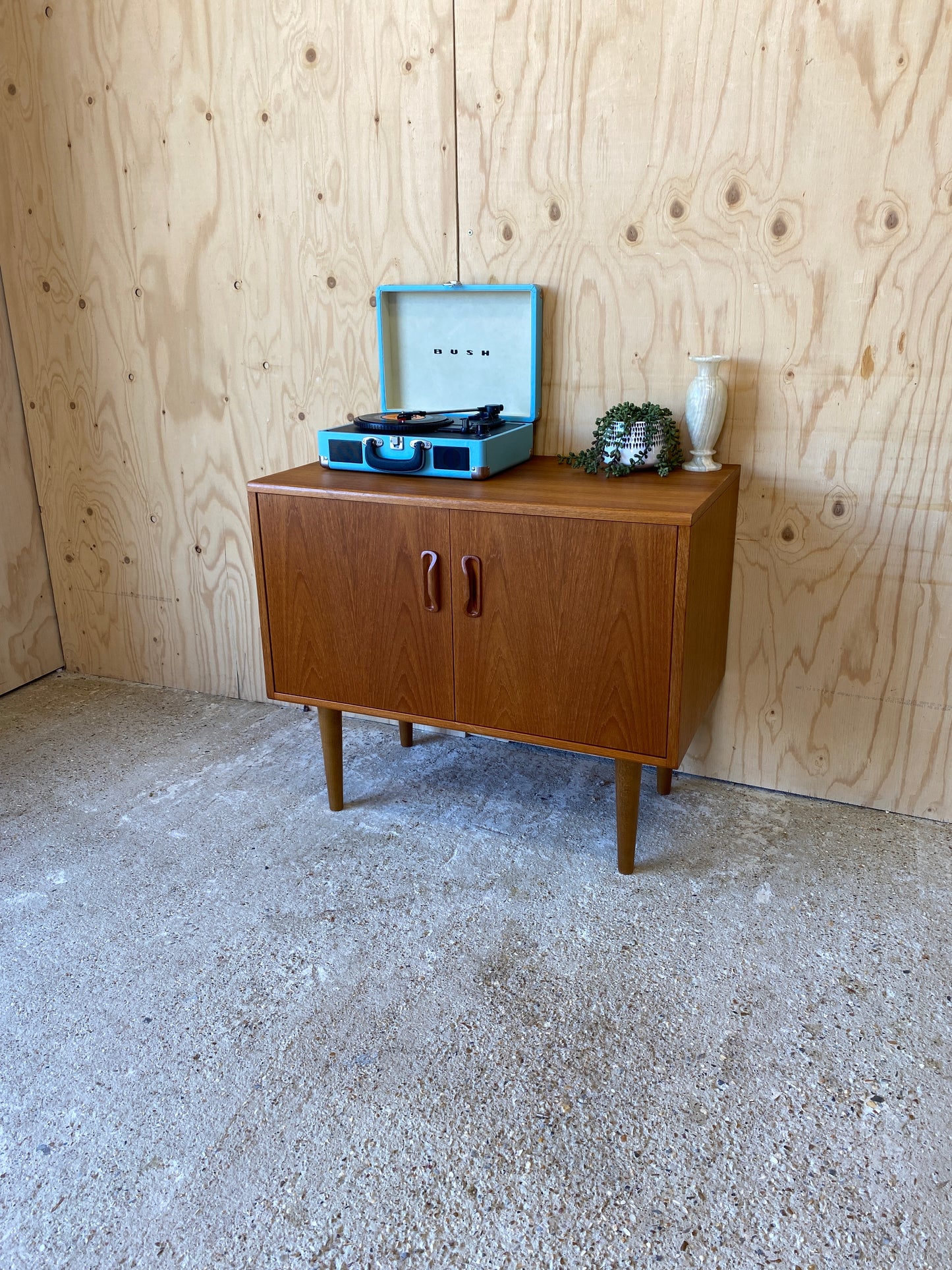 Vintage Retro GPlan Fresco Sideboard on Wooden Tapered Legs