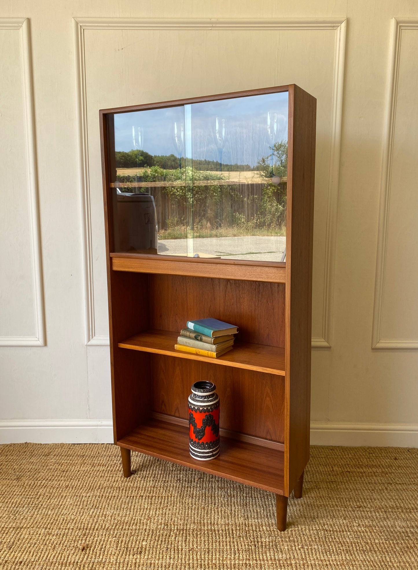 GPlan Cabinet with Sliding Glass Doors