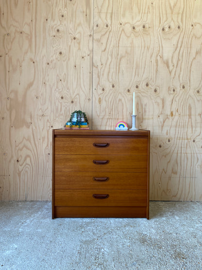 Vintage Chest of Drawers by British makers William Lawrence of Nottingham