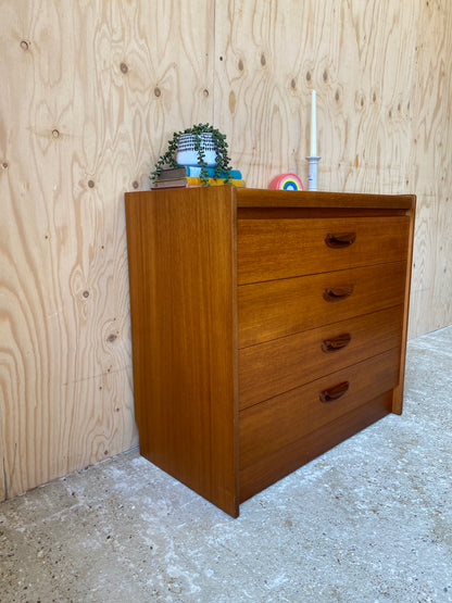 Vintage Chest of Drawers by British makers William Lawrence of Nottingham