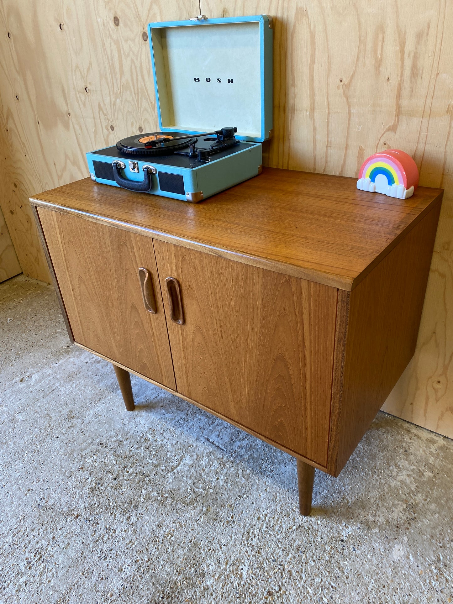 Mid Century Vintage GPlan Fresco Sideboard on Wooden Tapered Legs