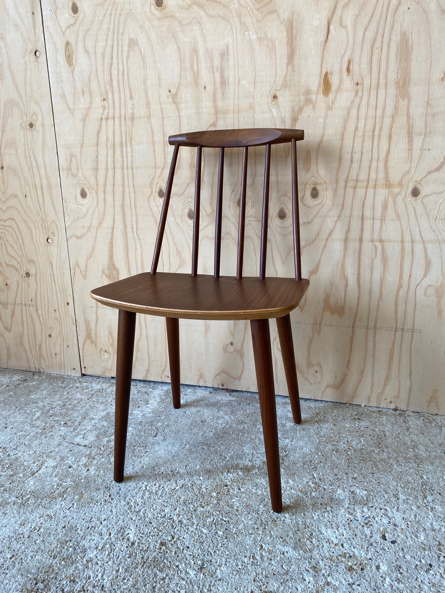 Danish J77 Chair Designed by Folke Pålsson for Domino Mobler