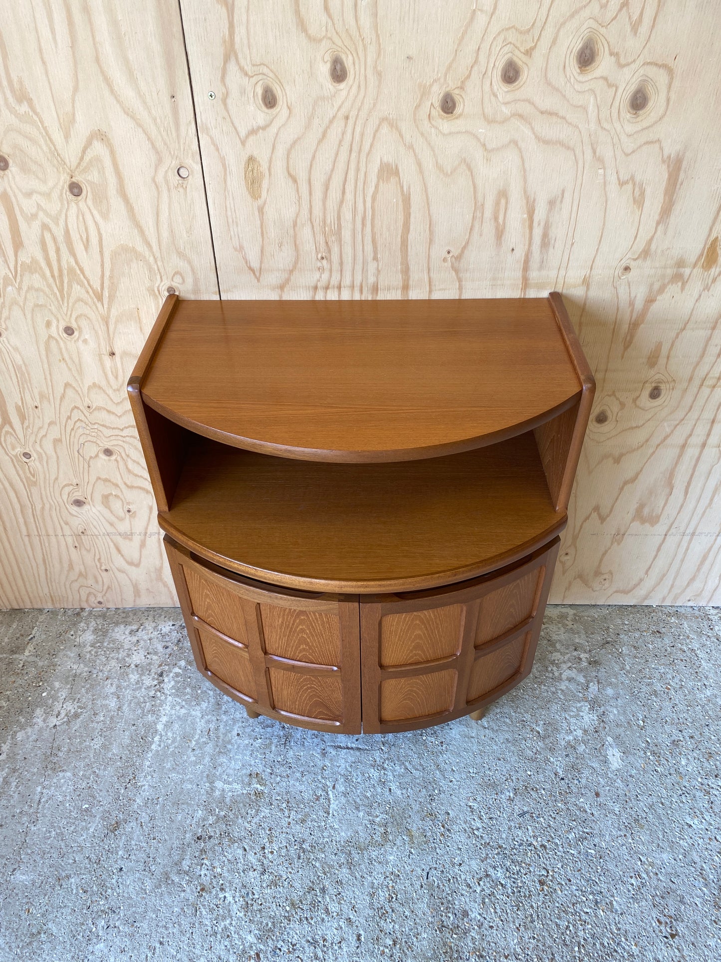 Retro Mid Century Drinks Cabinet by British Makers Nathan