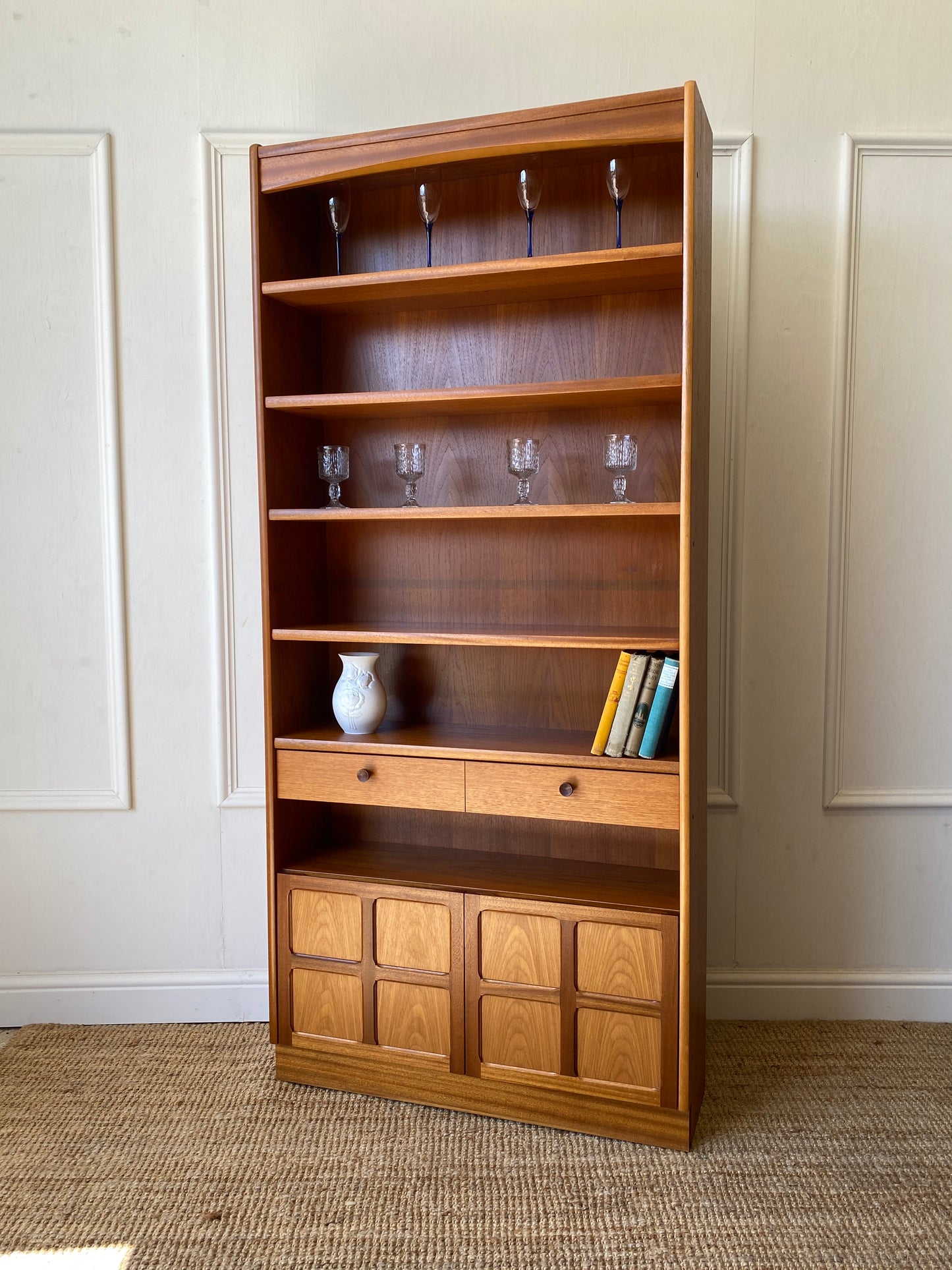Vintage Nathan Furniture Bookcase