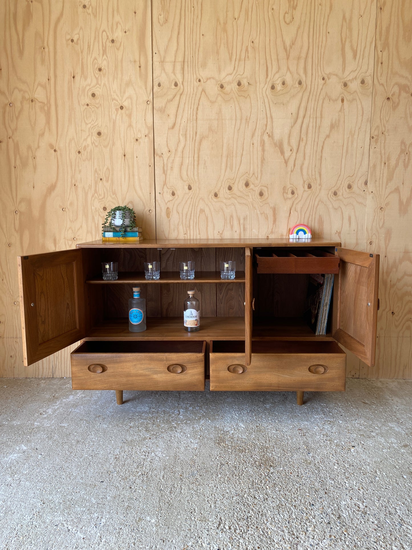 Vintage Mid Century Sideboard by British makers Ercol