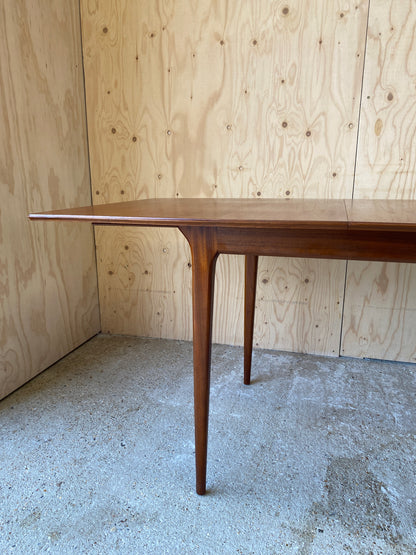 Vintage Mid Century Extending Dining Table by British makers Mcintosh