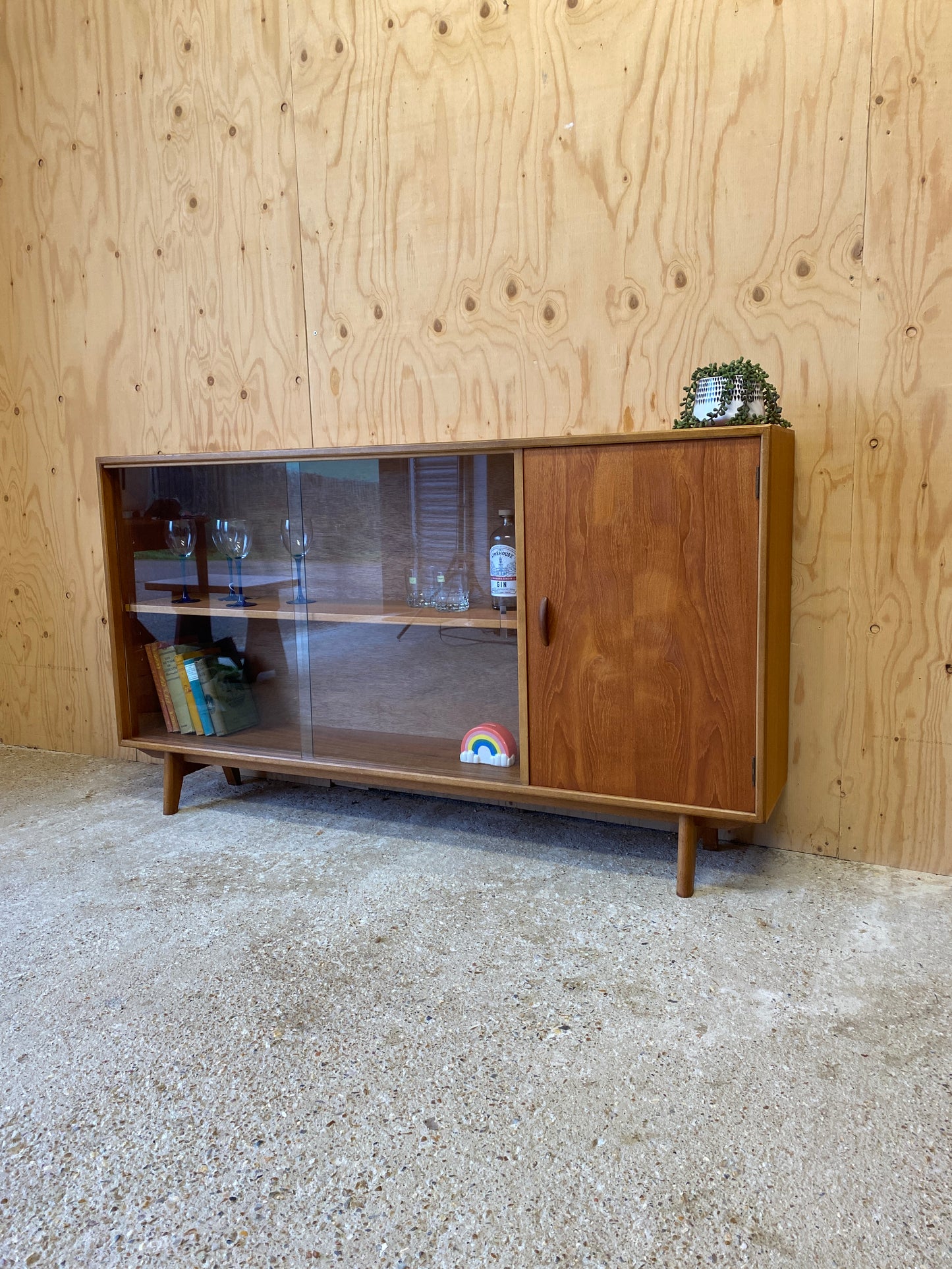 Vintage Glazed Cabinet by Herbert E Gibbs