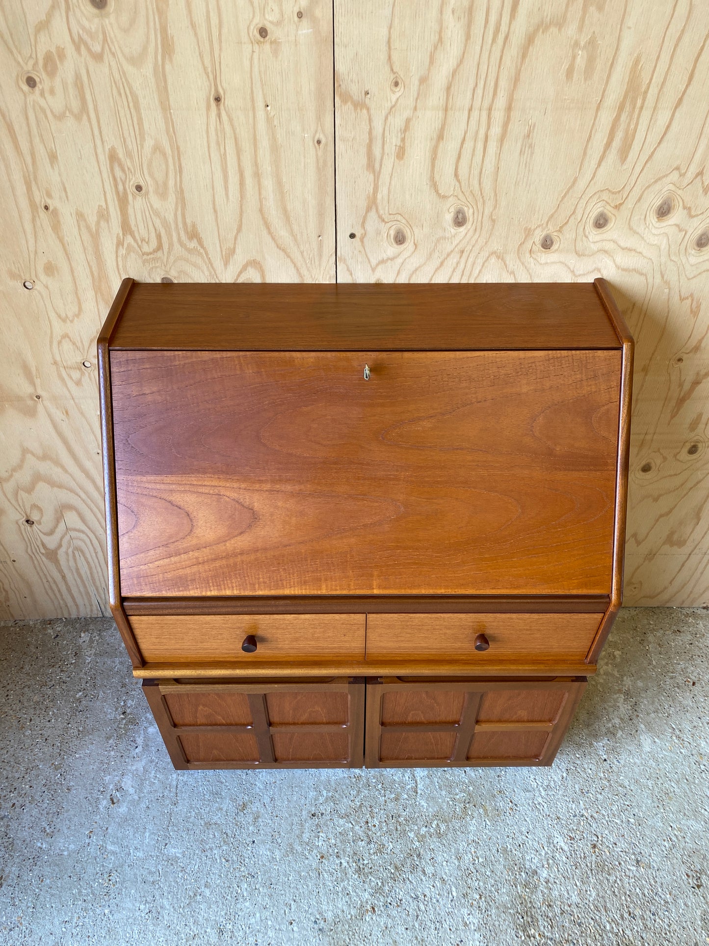 Retro Vintage Mid Century Bureau by British makers Nathan