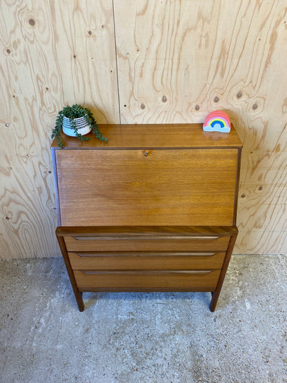 Mid Century Vintage Danish Style Bureau